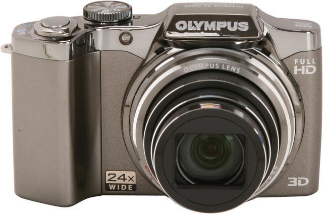 OLYMPUS SZ-30MR Silver 16 MP 25mm Wide Angle Digital Camera HDTV 