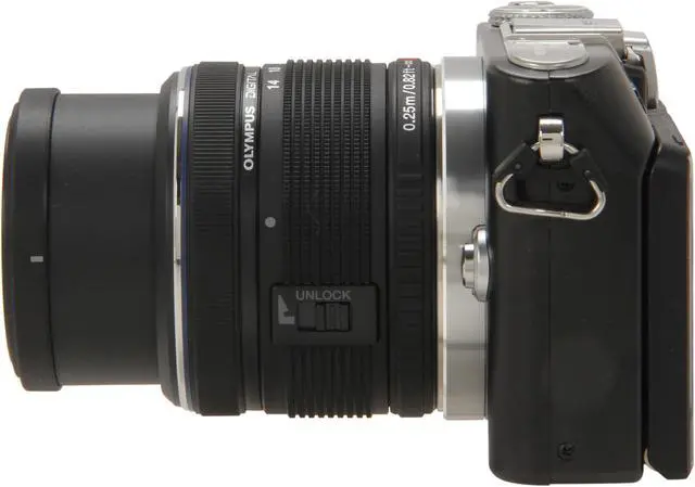 Alt view image 3 of 9 - Olympus PEN E-PL3 Black 12.3MP Digital Camera with 14-42mm Lens