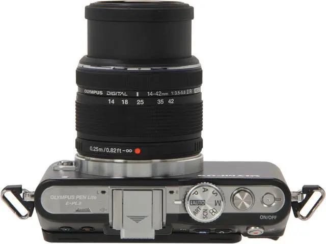 Alt view image 6 of 9 - Olympus PEN E-PL3 Black 12.3MP Digital Camera with 14-42mm Lens