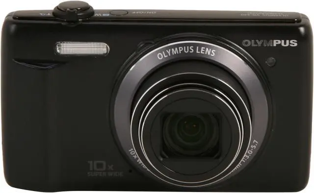 Alt view image 2 of 8 - Olympus VR-340 Black 16MP Digital Camera with 10x Optical Zoom