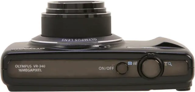 Alt view image 6 of 8 - Olympus VR-340 Black 16MP Digital Camera with 10x Optical Zoom