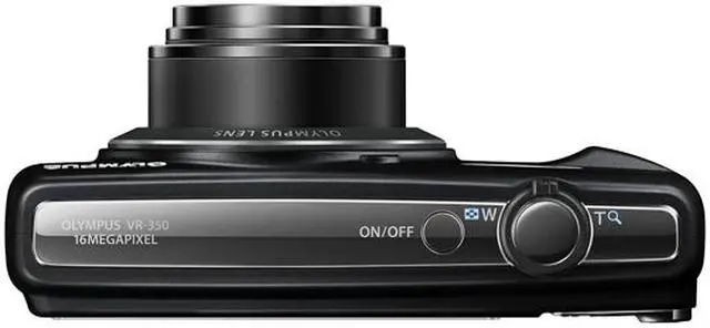 Alt view image 3 of 3 - OLYMPUS VR-340 Black 16 MP 10X Optical Zoom 24mm Wide Angle Digital Camera