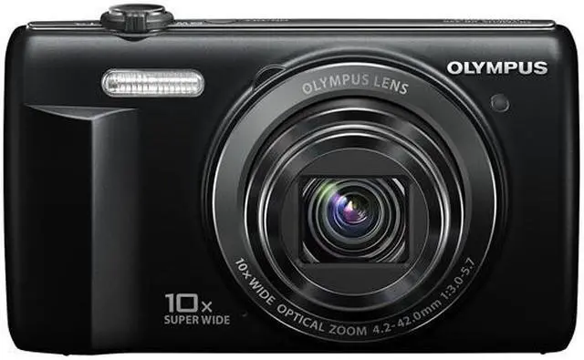 Main image of OLYMPUS VR-340 Black 16 MP 10X Optical Zoom 24mm Wide Angle Digital Camera