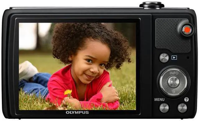 Alt view image 2 of 3 - OLYMPUS VR-340 Black 16 MP 10X Optical Zoom 24mm Wide Angle Digital Camera