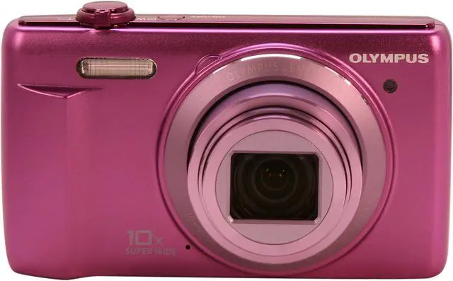 Alt view image 2 of 8 - Olympus VR-340 Purple 16MP Digital Camera With 10x Optical Zoom