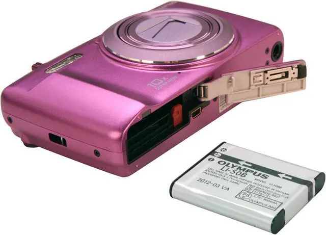 Alt view image 7 of 8 - Olympus VR-340 Purple 16MP Digital Camera With 10x Optical Zoom