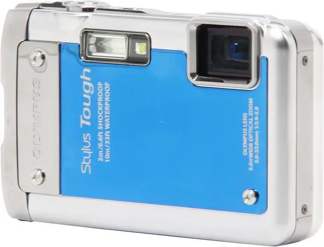 Alt view image 2 of 9 - OLYMPUS Stylus Tough 8010 Blue 14MP Waterproof Action Camera