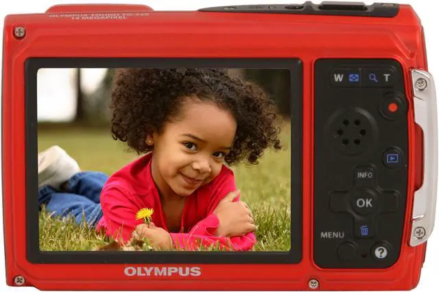 Alt view image 4 of 8 - OLYMPUS TG-320 V104080RU000 Red 14 MP 2.7" 230K Action Camera
