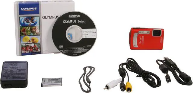 Alt view image 8 of 8 - OLYMPUS TG-320 V104080RU000 Red 14 MP 2.7" 230K Action Camera