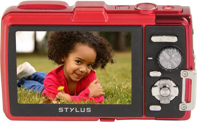 Alt view image 4 of 9 - OLYMPUS TG-830 iHS Red 16 MP 5X Optical Zoom Waterproof Shockproof Wide Angle Digital Camera HDTV Output