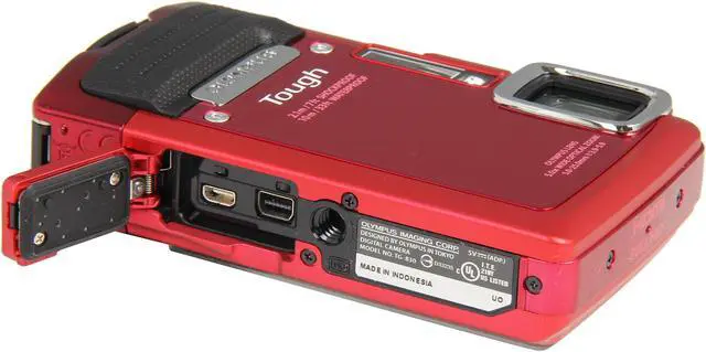 Alt view image 7 of 9 - OLYMPUS TG-830 iHS Red 16 MP 5X Optical Zoom Waterproof Shockproof Wide Angle Digital Camera HDTV Output