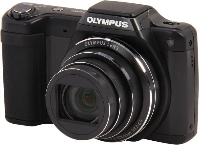 Alt view image 8 of 8 - OLYMPUS SZ-15 Black 16 MP 24X Optical Zoom Wide Angle Digital Camera HDTV Output