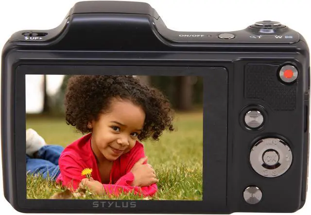 Alt view image 3 of 8 - OLYMPUS SZ-15 Black 16 MP 24X Optical Zoom Wide Angle Digital Camera HDTV Output