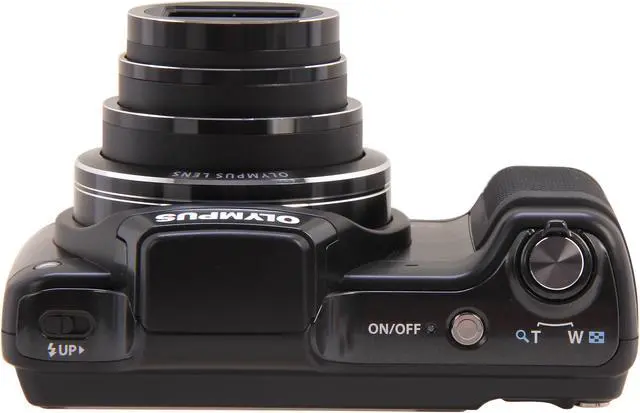 Alt view image 5 of 8 - OLYMPUS SZ-15 Black 16 MP 24X Optical Zoom Wide Angle Digital Camera HDTV Output