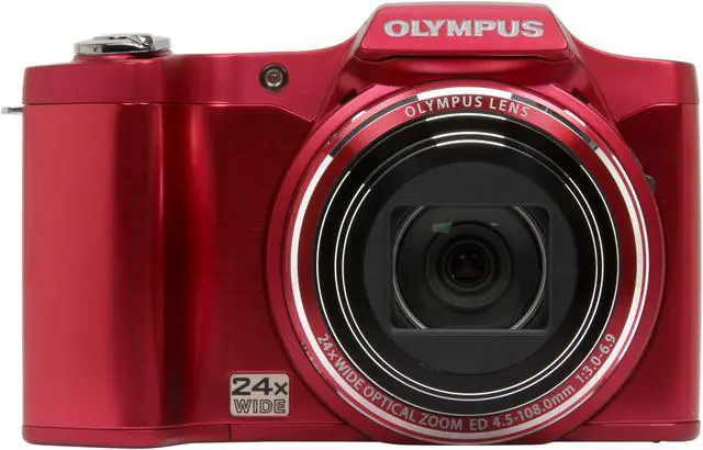 Alt view image 2 of 9 - OLYMPUS Stylus SZ-14 Red 14 MP 24X Optical Zoom Digital Camera