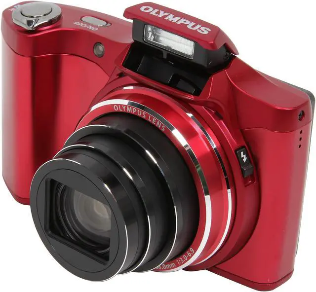 Alt view image 7 of 9 - OLYMPUS Stylus SZ-14 Red 14 MP 24X Optical Zoom Digital Camera
