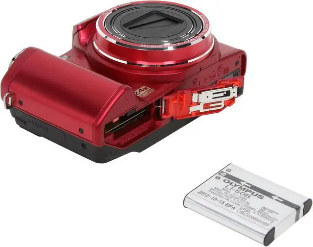 Alt view image 8 of 9 - OLYMPUS Stylus SZ-14 Red 14 MP 24X Optical Zoom Digital Camera