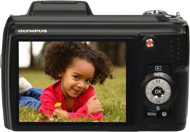 Alt view image 4 of 9 - OLYMPUS SP-620UZ Black 16 MP 21X Optical Zoom 25mm Wide Angle Digital Camera HDTV Output