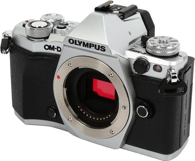 Main image of OLYMPUS OM-D E-M5 Mark II V207040SU000 Silver 16.1 MP 3.0" LCD Mirrorless Micro Four Thirds Digital Camera (Body)