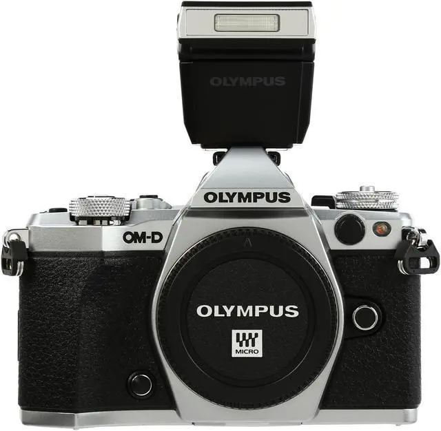 Alt view image 7 of 10 - OLYMPUS OM-D E-M5 Mark II V207040SU000 Silver 16.1 MP 3.0" LCD Mirrorless Micro Four Thirds Digital Camera (Body)