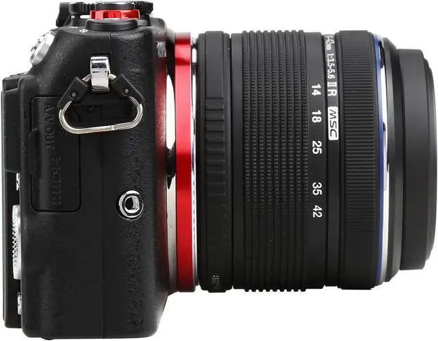 Alt view image 3 of 11 - OLYMPUS PEN E-PL6 V205051BU000 Black 16.1 MP 3.0" 460K LCD Interchangeable Lens System Camera with 14-42mm II Lens