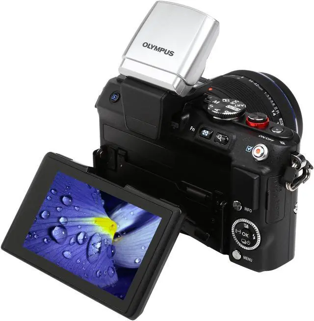 Alt view image 8 of 11 - OLYMPUS PEN E-PL6 V205051BU000 Black 16.1 MP 3.0" 460K LCD Interchangeable Lens System Camera with 14-42mm II Lens