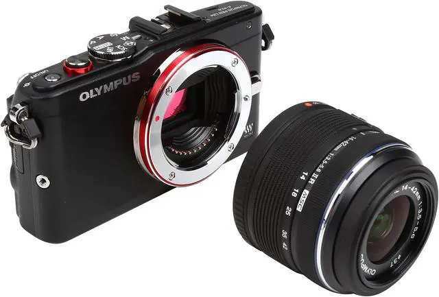 Alt view image 9 of 11 - OLYMPUS PEN E-PL6 V205051BU000 Black 16.1 MP 3.0" 460K LCD Interchangeable Lens System Camera with 14-42mm II Lens