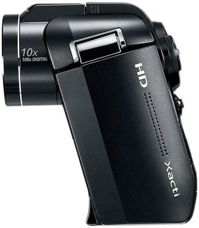 Alt view image 3 of 4 - SANYO VPC-HD1000 Black 4.0MP 2.7"230K 10X Optical Zoom High Definition Digital Movie Camera