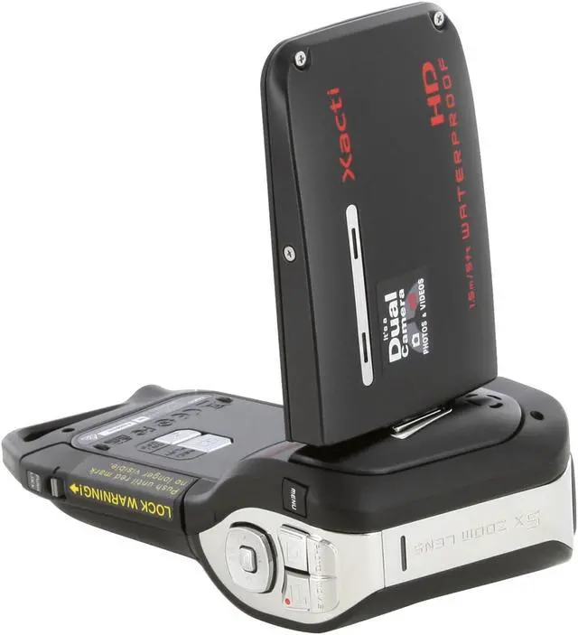 Alt view image 5 of 14 - SANYO Xacti VPC-CA9 Black 2.5" 150K LCD HD Waterproof Video Camera