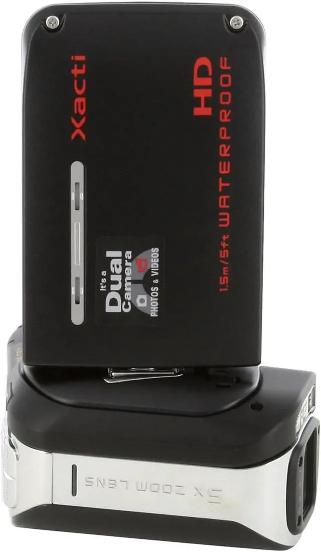 Alt view image 6 of 14 - SANYO Xacti VPC-CA9 Black 2.5" 150K LCD HD Waterproof Video Camera