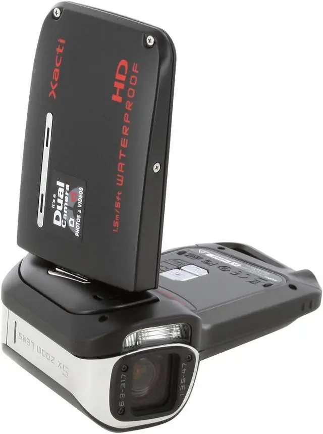Alt view image 7 of 14 - SANYO Xacti VPC-CA9 Black 2.5" 150K LCD HD Waterproof Video Camera