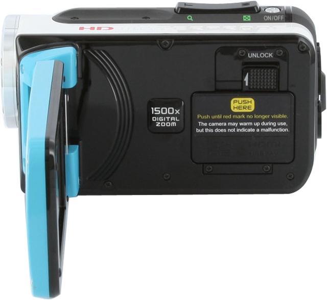 SANYO Xacti VPC-WH1 Blue Waterproof HD Dual Camera - Newegg.com