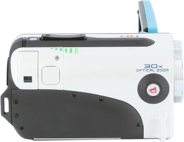 Alt view image 6 of 9 - SANYO Xacti VPC-WH1 Blue 1/6" CMOS Sensor 2.5" 150K LCD 30X Optical Zoom Waterproof HD Dual Camera
