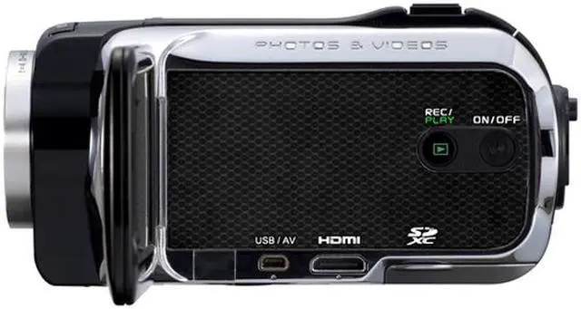 Alt view image 5 of 8 - SANYO Xacti VPC-SH1 Black 1/3.6" CMOS 2.7" 230K LCD 23X Optical Zoom Full HD Dual Camera