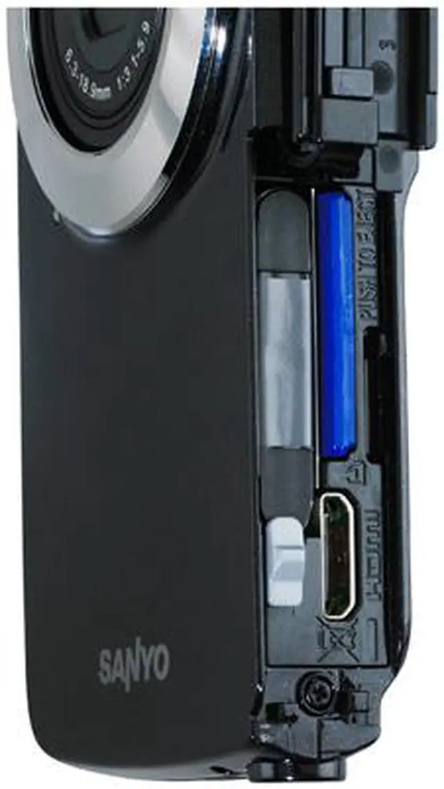 Alt view image 2 of 2 - SANYO VPC-PD2 Black 10.0 MP 2.0" LCD Optical Zoom: 3x Digital Zoom: 4x Full HD Pocket Camcorder