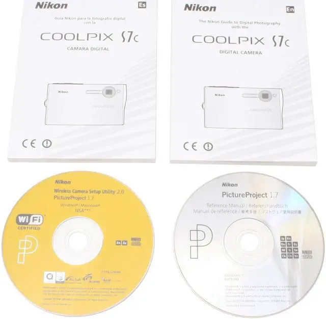 Alt view image 10 of 13 - Nikon COOLPIX S7c Black 7.1 MP 3X Optical Zoom Digital Camera w/ Built-in Wifi 802.11b/g