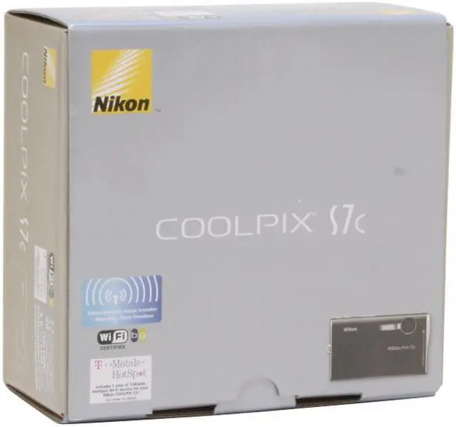 Alt view image 11 of 13 - Nikon COOLPIX S7c Black 7.1 MP 3X Optical Zoom Digital Camera w/ Built-in Wifi 802.11b/g