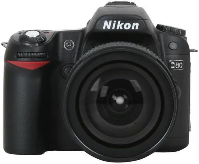 Alt view image 8 of 13 - Nikon D80 Black 10.2 MP Digital SLR Camera w/ AF-S DX Zoom-NIKKOR 18-135mm f/3.5-5.6G IF-ED Lens