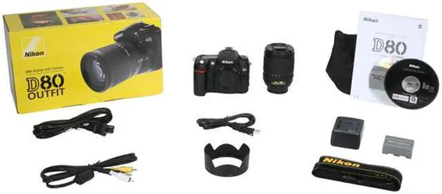 Alt view image 13 of 13 - Nikon D80 Black 10.2 MP Digital SLR Camera w/ AF-S DX Zoom-NIKKOR 18-135mm f/3.5-5.6G IF-ED Lens