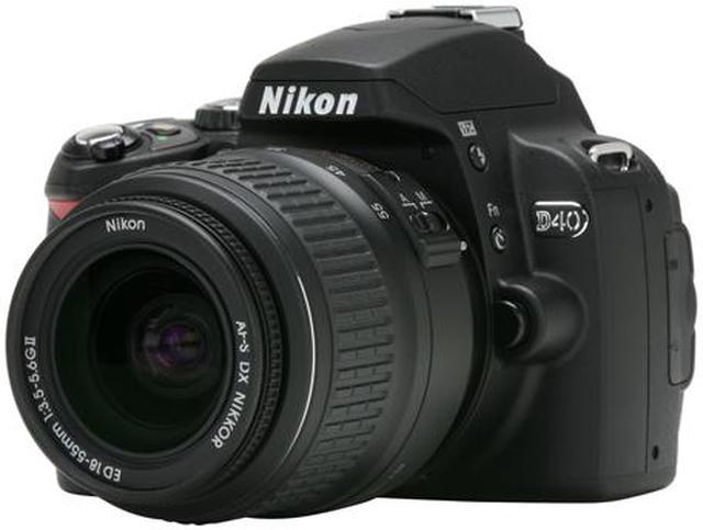 Nikon D40 BLACK AF-S18-55mmVRAF-S25-80mm-