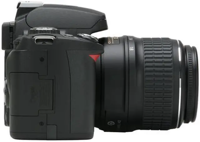 Alt view image 6 of 13 - Nikon D40 Black 6.1 MP Digital SLR Camera w/AF-S DX NIKKOR ED 18-55mm f/3.5-5.6G II Lens