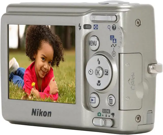 Alt view image 5 of 13 - Nikon CoolPix L11 Gray 6.0 MP 3X Optical Zoom Digital Camera