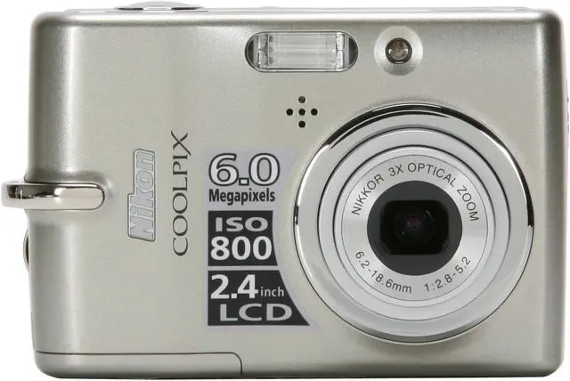 Alt view image 8 of 13 - Nikon CoolPix L11 Gray 6.0 MP 3X Optical Zoom Digital Camera