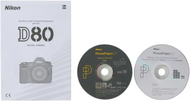 Alt view image 14 of 15 - Nikon D80 Black 10.2 MP Digital SLR Camera - Body Only