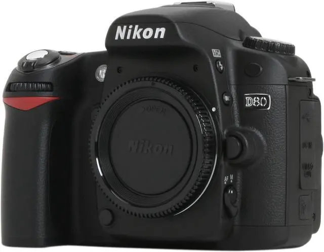 Main image of Nikon D80 Black 10.2 MP Digital SLR Camera - Body Only