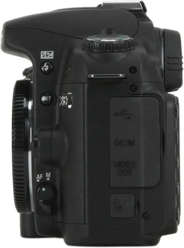 Alt view image 2 of 15 - Nikon D80 Black 10.2 MP Digital SLR Camera - Body Only