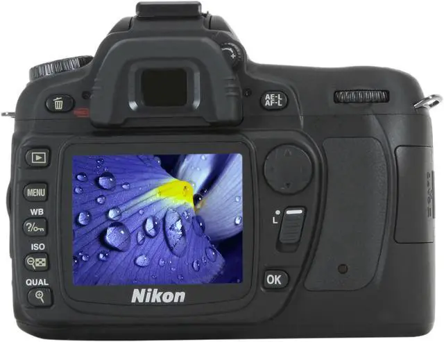 Alt view image 4 of 15 - Nikon D80 Black 10.2 MP Digital SLR Camera - Body Only