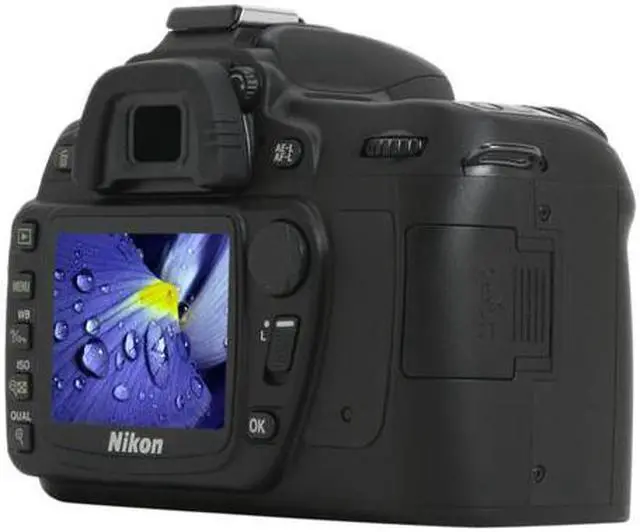 Alt view image 5 of 15 - Nikon D80 Black 10.2 MP Digital SLR Camera - Body Only