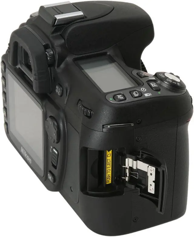 Alt view image 11 of 15 - Nikon D80 Black 10.2 MP Digital SLR Camera - Body Only