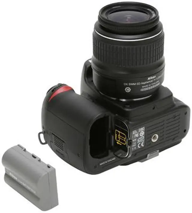 Alt view image 12 of 13 - Nikon D80 Black 10.2 MP Digital SLR Camera w/ AF-S DX Zoom-NIKKOR 18-55mm f/3.5-5.6G ED II Lens